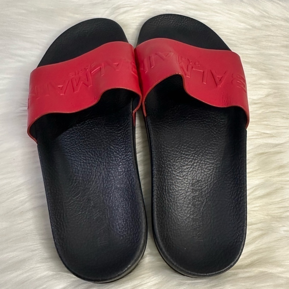 BALMAIN paris calypso one band pool slides - Picture 5 of 13